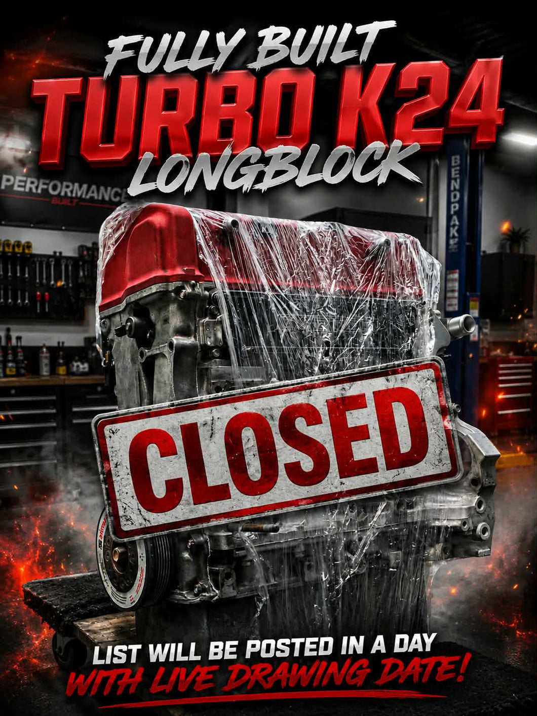 Fully Built k24 Turbo Longblock Digital Print