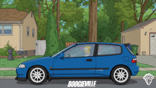 Captiva Blue Eg Civic Si Digital Sticker
