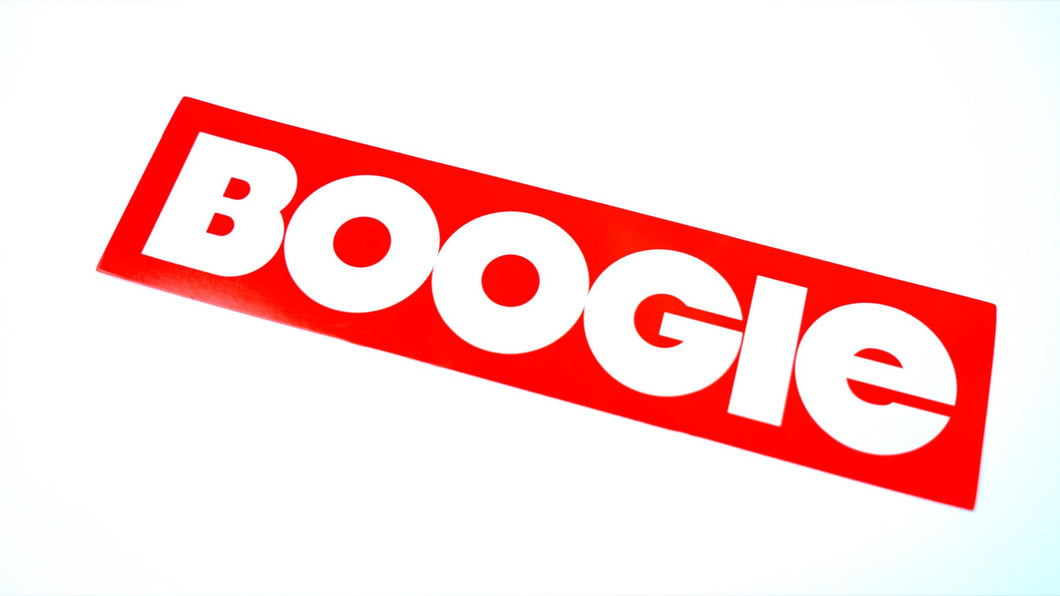 BOOGIE Slap Sticker
